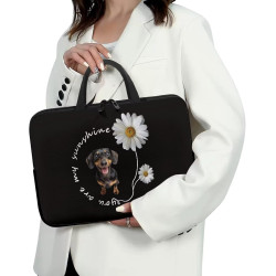 Poceacles Laptop-Hülle für Schule, Tablet, Schultertasche, Tragetasche für Damen, Neopren, Netbook/Ultrabook, schützende
