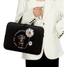 Poceacles Laptop-Hülle für Schule, Tablet, Schultertasche, Tragetasche für Damen, Neopren, Netbook/Ultrabook, schützende