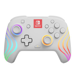 PDP Official Afterglow Wave Wireless Controller Nintendo Switch - White