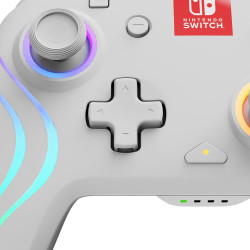 PDP Official Afterglow Wave Wireless Controller Nintendo Switch - White
