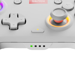 PDP Official Afterglow Wave Wireless Controller Nintendo Switch - White