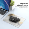 TECKNET Mauspad, 280 x 210 mm Gaming Mousepad mit Wasserdicht und Rutschfester Gummi für PC-Büro, Arbeit, Gaming, Studium,