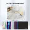 TECKNET Mauspad, 280 x 210 mm Gaming Mousepad mit Wasserdicht und Rutschfester Gummi für PC-Büro, Arbeit, Gaming, Studium,