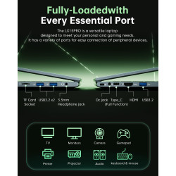 ACEMAGIC Laptop Computer - 2025 Neueste 15.6 Zoll FHD Display Laptop mit Ryzen 5 7430U Prozessor bis zu 4.3GHz, 16GB Ram DDR4