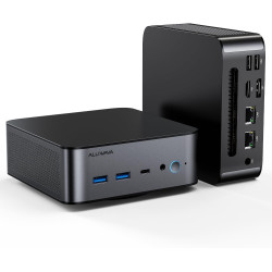H90 Mini PC Intel Core i7-11390H 32GB DDR4 512GB NVMe SSD, bis zu 5.0 GHz,HDMI/DP/USB-C 4K Ausgang, 2X 2.5G RJ45,