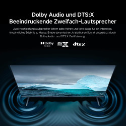 Xiaomi F, 65 Zoll (165 cm), 4K UHD, Smart TV, Fire TV, Triple Tuner DVB-C/S/S2/T/T2,HDR10, MEMC, Game Boost mode