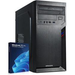 HYPER BYTE® Office PC – Computer mit Intel Quad Core i7 mit 3,9 GHz | 32 GB RAM | 1TB SSD Festplatte | Win 11 Pro | WLAN |