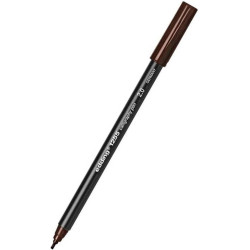 edding 1255 Kalligrafiestift - karmesin - 1 Stift - Kalligrafiespitze 2 mm - Fasermaler für Papier, Holz, Terrakotta, Leinwand -