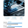 MINIS FORUM Mini-PC NAB9 Intel Core i9-12900HK Prozessor bis zu 5,0 GHz, 14C/20T, 32 GB RAM 1 TB SSD, Dual 2,5G LAN