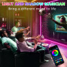 httpsmp TV LED Lichter, 4M TV LED Lichter für 40-65 Zoll, LED TV Hintergrund mit Bluetooth Funktion - RGB Farbwechselnder