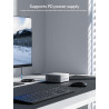 MINIS FORUM Mini-PC NAB9 Intel Core i9-12900HK Prozessor bis zu 5,0 GHz, 14C/20T, 32 GB RAM 1 TB SSD, Dual 2,5G LAN