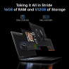 ACEMAGIC 15.6 Zoll FHD Laptop Computer - Quad-Core N-97 Prozessor bis zu 3.6GHz（Beat N5095） Laptop, 16GB DDR4 512GB SSD
