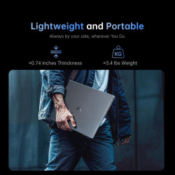 ACEMAGIC 15.6 Zoll FHD Laptop Computer - Quad-Core N-97 Prozessor bis zu 3.6GHz（Beat N5095） Laptop, 16GB DDR4 512GB SSD