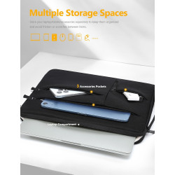 HYZUO 14-15 Zoll Laptop Hülle Tasche für MacBook Air 15 M4 M3 M2, MacBook Pro 15, 15" Surface Laptop, XPS 14/15 Plus,