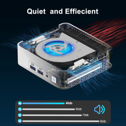 GEEKOM XT12 Pro Mini PC, Intel i9-12900HK (14 Kerne, 20 Threads, 24 MB Cache, 5,0 GHz) NUC Desktop PC, Wi-Fi 6E Mini Computer,