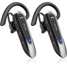 New bee Bluetooth Headset Wireless Freisprech Telefon mit Dual Mic V5.0 Freisprech-Bluetooth-Ohrhörer mit 20 Stunden Sprechzeit