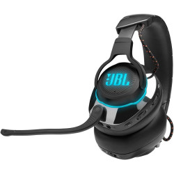 JBL Quantum 810 Over-Ear Gaming Kopfhörer – Wireless Bluetooth Headset mit Active Noise Cancelling und hochklappbarem Boom Mic –
