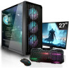 SYSTEMTREFF Basic Gaming Komplett PC Set AMD Ryzen 5 5600 6x4.4GHz | Nvidia RTX 3050 8GB DX12 | 1TB M.2 NVMe | 32GB DDR4 RAM |