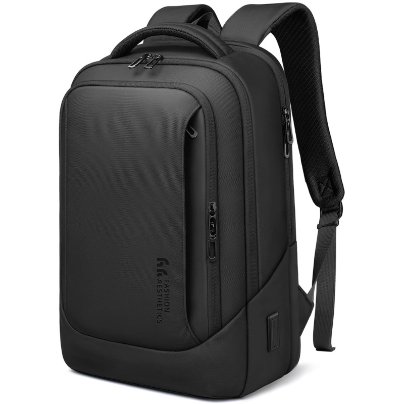 Laptop Business Rucksack Herren mit 15,6 Zoll laptopfach mit USB-Ladeanschluss Diebstahlsicher Handgepäck Tagesrucksack