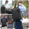 Laptop Business Rucksack Herren mit 15,6 Zoll laptopfach mit USB-Ladeanschluss Diebstahlsicher Handgepäck Tagesrucksack