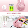BERIBES Bluetooth Kopfhörer Over Ear, 65 Std Kopfhörer Kabellos Bluetooth mit 6 EQ-Modi, HiFi Stereo, Eingebautes Mikrofon,