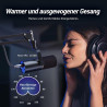 TONOR Gaming Microphone mit XLR/USB Kabel, Dynamisches Mikrofon PC mit Mikrofonarm und Mute Button, Vocal Mic Gesangsmikrofon