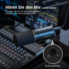 TONOR Gaming Microphone mit XLR/USB Kabel, Dynamisches Mikrofon PC mit Mikrofonarm und Mute Button, Vocal Mic Gesangsmikrofon