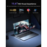 ACEMAGIC Gaming Laptop Computer,Ryzen™ 7 7735HS,Bis zu 4,8 GHz,16GB Ram DDR5 4800MHz 512GB SSD,16 Zoll FHD Display Laptop,Gaming