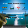 ACEMAGIC Laptop Computer 16 Zoll - Quad-Core Alder Lake N-97 Prozessor bis zu 3.6GHz (Beat N5095) Notebook Computer, 16GB Ram