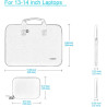 Laptop Hülle 14 Zoll mit Kleiner Tasche, Neopren-Computertasche, kompatibel mit MacBook Pro 14" M4/M3/M2/M1 (2025–2021), MacBook