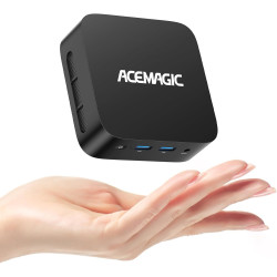 ACEMAGICIAN V1 Mini PC Win11 PRO 16 GB DDR4 512 GB SSD,Ιntel Alder Lake-N97(Bis zu 3,6 GHz) Micro Desktop Computer Für