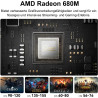 GEEKOM A6 Mini PC, 3-Jahre-Support, mit AMD Ryzen 7 6800H | Metallgehäuse | 16GB DDR5 RAM 512GB SSD, Mini Desktop PC für