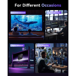 ACEMAGIC V1 Mini PC Intel Alder Lake-Ν95(4C/4T, bis zu 3,4 GHz), 16GB DDR4 512GB M.2 SSD Micro Computer Desktop PC, Gigabit