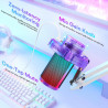 MAONO Gaming Mikrofon Rosa mit Geräuschunterdrückung, Computer PC Kondensatormikrofon mit RGB-Licht, Mute, Gain, Überwachung für