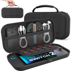 MoKo Tasche für Nintendo Switch 2 (2025), Switch 2 Case mit großer Kapazität, Schützende Harte Tragetasche Hülle mit