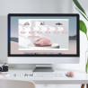 TECKNET Bluetooth Maus, 4000 DPI Maus Kabellos (Tri-Mode: BT 5.0/3.0+2.4GHz) Funkmaus mit USB-Empfänger, Ergonomische Tragbare