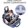 KROSER Trolley Business Laptop Case Laptoptasche Rollkoffer mit Rädern Bis zu 15,6 Zoll Laptop wasserdichte Übernacht-Rolltasche