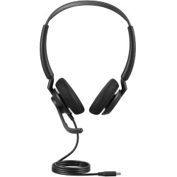 Jabra Engage 50 II schnurgebundenes Stereo-Headset mit geräuschunterdrückender 3-Mic-Technologie und USB-A-Kabel, ultraleicht -