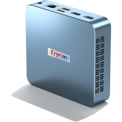 Trycoo WI-6 Mini PC 8 GB RAM 256 GB M.2 SSD, 12. Generation N95 (bis zu 3,4 GHz) Mini Computer, 4K Mini Desktop PC,