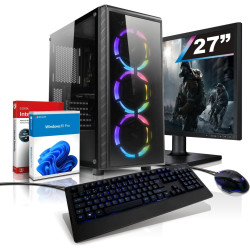 shinobee High End Gaming PC Intel Core i9 11900F 16 Threads 5.20GHz - GeForce RTX4060 8 GB - 32 GB 3000 MHz DDR4-1 TB M.2 SSD -