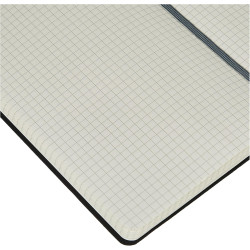 Amazon Basics Klassisches Notizbuch, A5, kariert, Schwarz