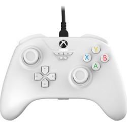 Snakebyte Gamepad Base X weiß - Offiziell lizenzierter, kabelgebundener Xbox Series X|S & PC Controller mit Hall-Effect-Sensoren