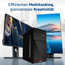 Desktop PC Mit Windows 11 Pro, Intel Core i7, 32GB RAM, 1024GB NVME SSD, 250 Watt Stromversorgung, HDMI Adapter Inklusive.