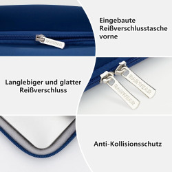 RAINYEAR 13 Zoll Laptop Hülle für MacBook Air 13,6 Zoll M4 M3 M2 2025 2024 2023 2022, 14 Zoll MacBook Pro M4 M3 M2 M1 Zubehör