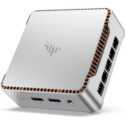 NiPoGi Essenx E2 Mini PC W-11 Pro, Ιntel Twin Lake N150(bis zu 3,6 GHz, 6 W TDP), 16 GB DDR4 512 GB M.2 SSD Mini Desktop