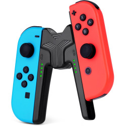 OFFCUP Ladegriff für Nintendo Switch NS/Switch OLED Joy Con, Efficient Charging Grip Controller Halterung V-förmiger Gaming