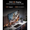 ACEMAGICIAN S3A Mini PC Gaming,AMD Ryzen 7 8745HX (8C/16T,bis zu 4,9 GHz),16GB DDR5 5600MHz 512GB NVME PCIe4.0 SSD,Radeon 780M,