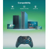 ASUSPORACE AUROCE Wireless Controller Kompatibel mit PlayStation 4 Slim/Pro/PC, mit Hall Sensor Trigger/ALPS Joysticks/Dual