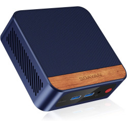 SOAYAN Mini PC, Twin Lake N150 Mini Computer (bis zu 3.6GHz), 16GB DDR4 512GB SSD Mini Desktop Computer 4K UHD Dual