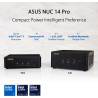 ASUS NUC 14 Pro Slim Kit RNUC14RVKI300002I (Intel Core i3 100U Prozessor, Intel Grafik, Intel WiFi 6E, ohne Betriebssystem, mit